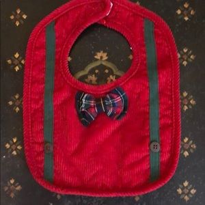 Baby Christmas Corduroy Bib